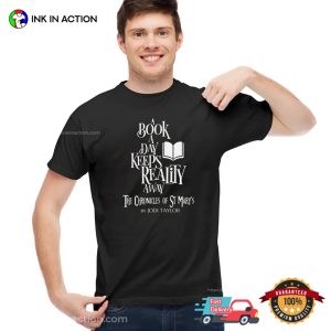 A Book A Day Keeps Reality Away Funny bookish shirt 1