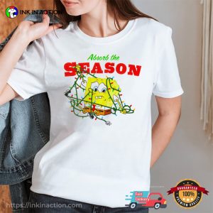 Absorb The Season SpongeBob SquarePants Graphic T-shirt