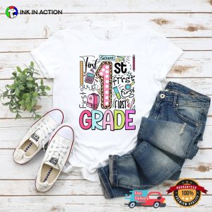 Adorable First Grade Back To School Shirt