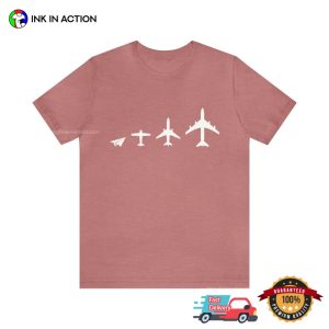 Airplane Evolution T shirt, Happy aviation day 2