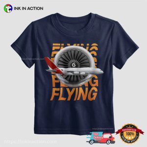 Airplane Jet Engine Flying aircraft shirt 3