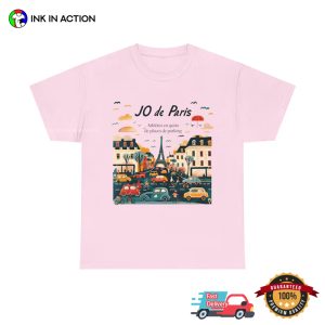 Athletes In Quest For Parking Spaces JO De Paris 2024 T shirt 1