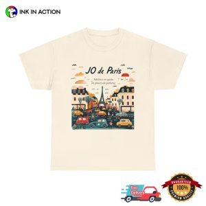 Athletes In Quest For Parking Spaces JO De Paris 2024 T shirt 2