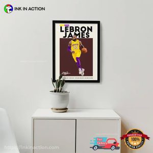 Basketball NBA Lakers LeBron James Poster