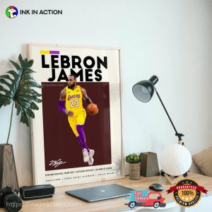 Basketball NBA Lakers LeBron James Poster 3