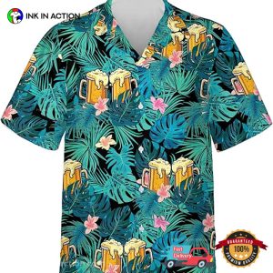 Beer Summer Tropical Hawaiian Shirt