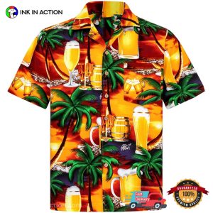 Beer In Paradise Hawaiian Shirt