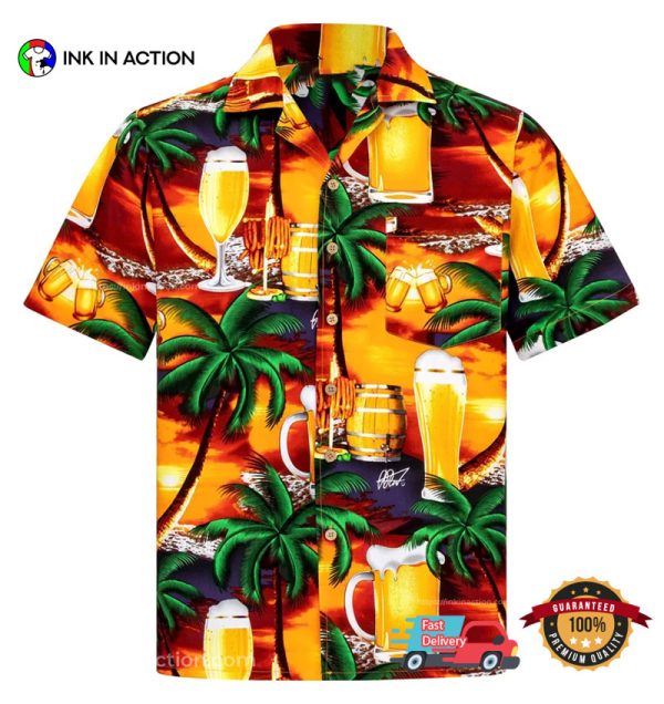 Beer In Paradise Hawaiian Shirt