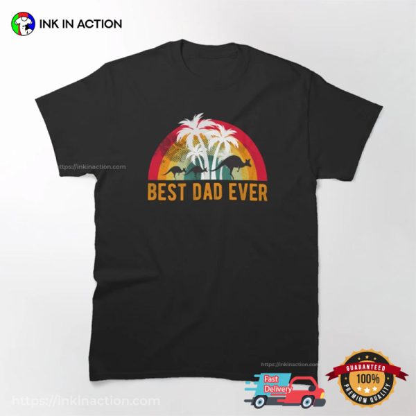 Best Dad Ever Vintage Australian Father’s Day T-shirt