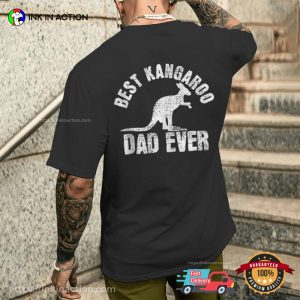 Best Kangaroo Dad Ever Funny father's day au T shirt 1