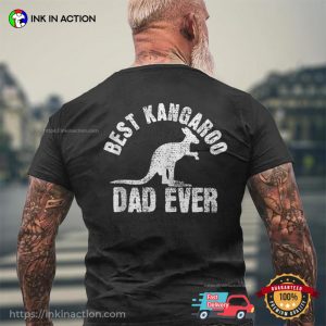 Best Kangaroo Dad Ever Funny father's day au T shirt 2