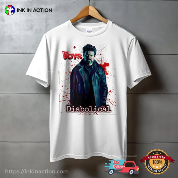 Billy Butcher Diabolical The Boys Merchandise Graphic T-shirt