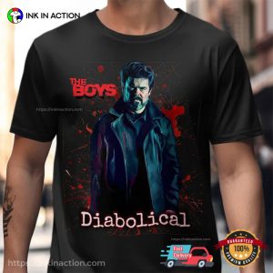 Billy Butcher Diabolical The Boys Merchandise Graphic T-shirt