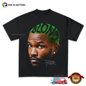 Blond Frank Ocean Portrait Signature T-shirt