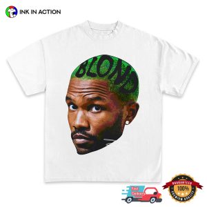 Blond Frank Ocean Portrait Signature T shirt 2