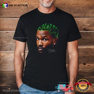 Blond Frank Ocean Portrait Signature T shirt