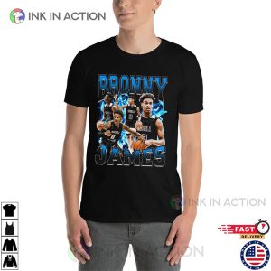 Bronny James NBA Basketball Vintage 90s T shirt 2