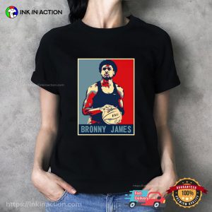 Bronny James Vintage Graphic Art T-shirt
