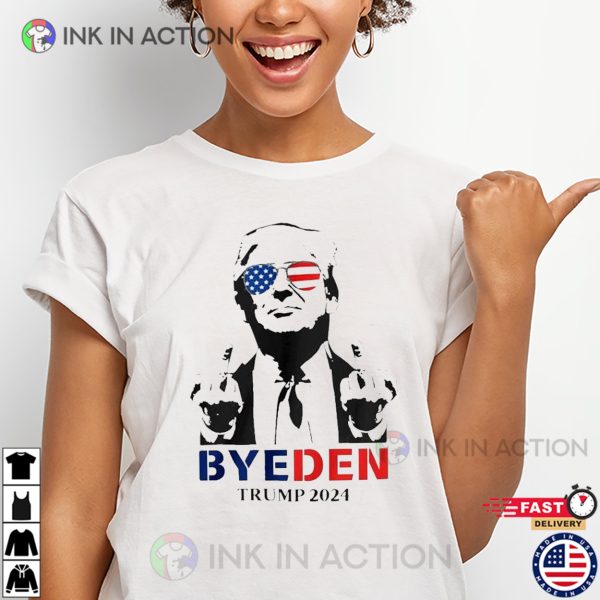 ByeDen Trump 2024 Funny President Trump T-shirt