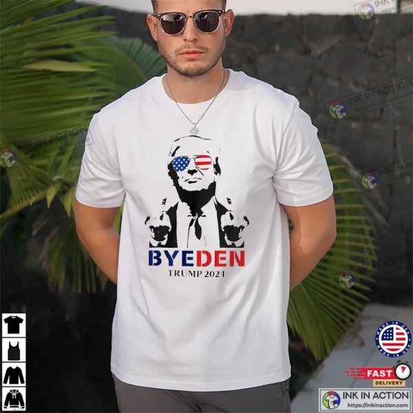 ByeDen Trump 2024 Funny President Trump T-shirt