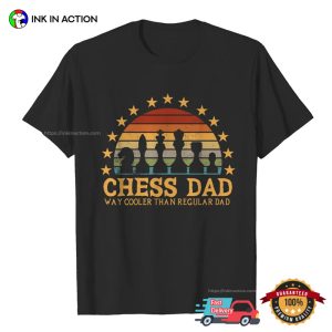 Chess Dad Viintage Funny chess shirt 1