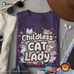 Childless Cat Lady 2024 Election Political Shirt 2