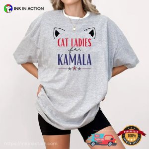 Childless Cat Lady Kamala Harris Cat Meme Shirt 2