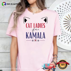 Childless Cat Lady Kamala Harris Cat Meme Shirt 3