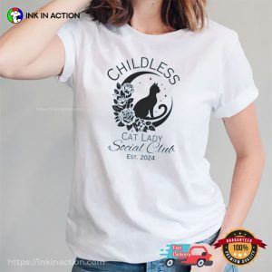 Childless Cat Lady Social Club, Cat Lover Tee 2