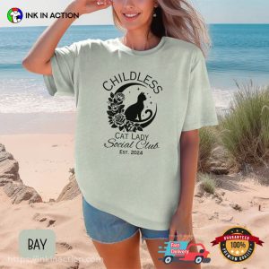 Childless Cat Lady Social Club, Cat Lover Tee 3