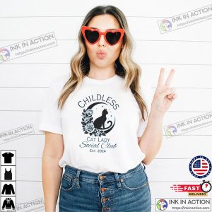 Childless Cat Lady Social Club, Cat Lover Tee