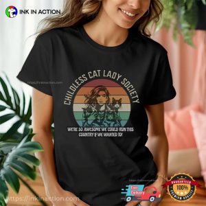 Childless Cat Lady Society, Funny Cat Shirt 2