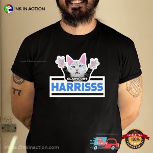 Claws Out Harris 2024 Ladies Cat T-shirt