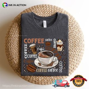Coffee Lover Retro T shirt, best gifts for coffee lovers 3