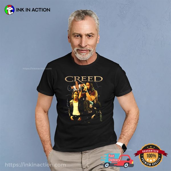 Creed 2024 Tour Vintage 90s Style Graphic Tee