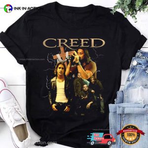 Creed 2024 Tour Vintage 90s Style Graphic Tee 3