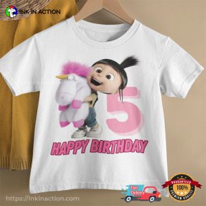 Custom Despicable Me agnes gru Birthday T shirt 1