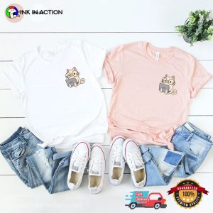 Cute Cat Play Game Comfort Colors T shirt 3