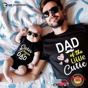 Cuter Version Of Dad Adorable Dad Daughter Matching T shirt 2