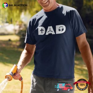 Dad Pilot Fathers Day Aviation T shirt 2