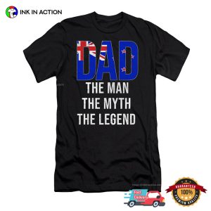 Dad The Man Thr Myth The Legend T shirt, Happy fathers day nz Apparel 3