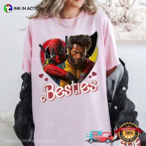 Deadpool And Wolverine Besties Forever Funny Comfort Colors T-shirt