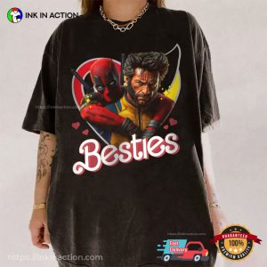 Deadpool And Wolverine Besties Forever Funny Comfort Colors T shirt 3