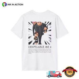 Despicable Me 4 Gru's Family Cartoon T shirt 4