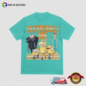 Despicable Me 4 We Love Gru T shirt 3