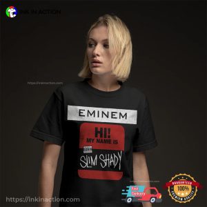 Eminem Hi My Name Is Slim Shady Unisex T shirt 2