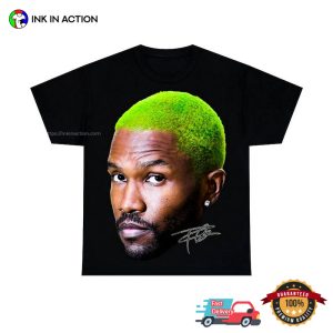 FRANK OCEAN Face Funny Signature T shirt 2