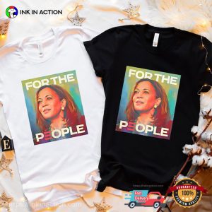 For The People Kamala Harris 2024 Portrait Art Comfort Colors Tee 1