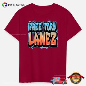 Free Tory Lanez Street Art T shirt 2