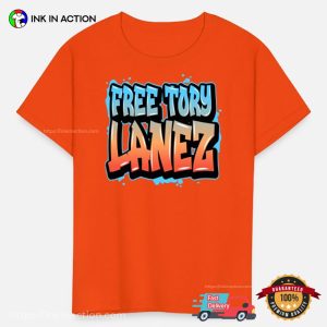 Free Tory Lanez Street Art T shirt 3